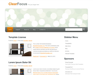 ClearFocus Website Template