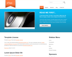 Etags Website Template