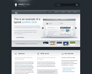 MiniPholio Premium Template