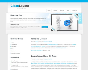CleanLayout Website Template