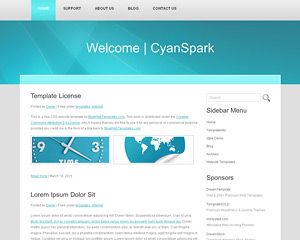 CyanSpark Website Template