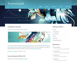 FantasyLand Website Template