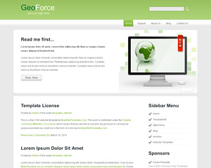 GeoForce Website Template