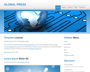 GlobalPress Website Template