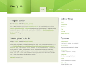 GreenyLife Website Template